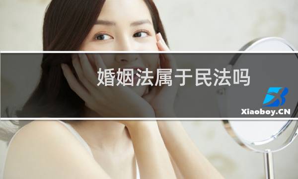 婚姻法属于民法吗