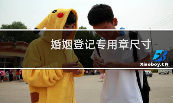 婚姻登记专用章尺寸