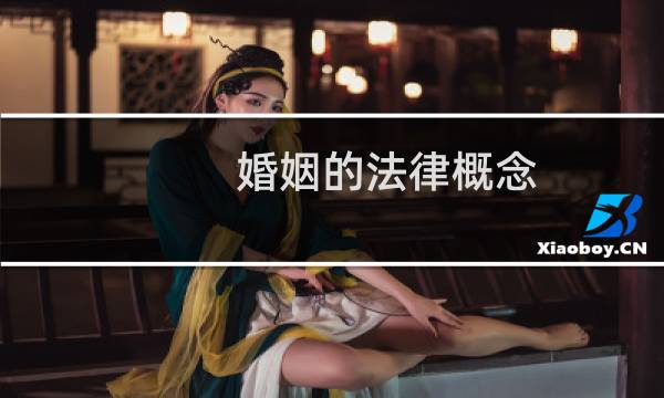 婚姻的法律概念