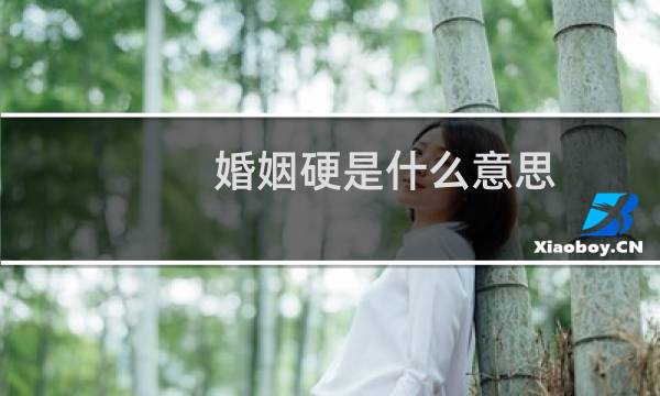 婚姻硬是什么意思