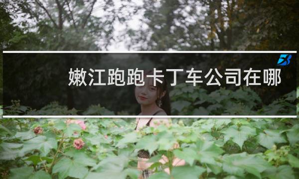嫩江跑跑卡丁车公司在哪