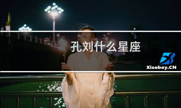孔刘什么星座