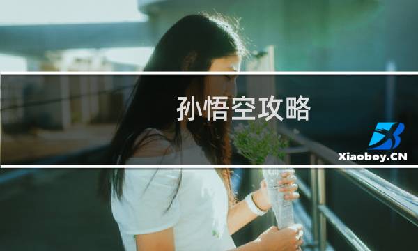 孙悟空攻略 最新