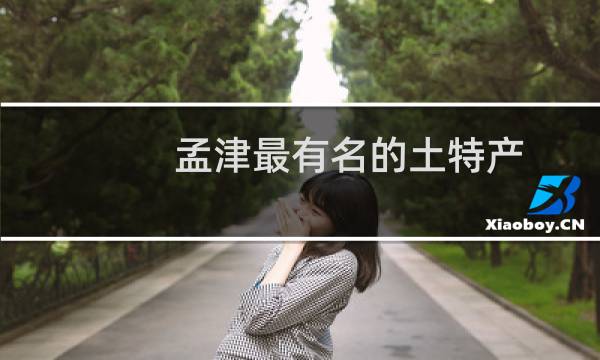 孟津最有名的土特产