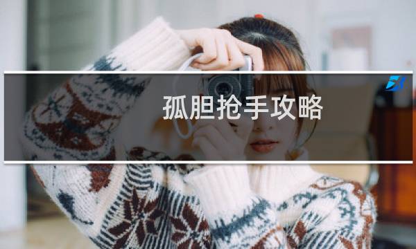 孤胆抢手攻略