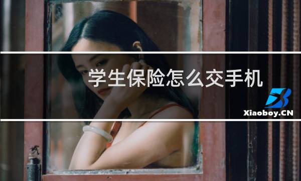 学生保险怎么交手机