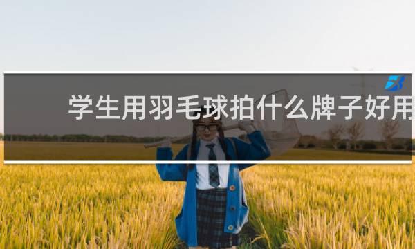 学生用羽毛球拍什么牌子好用