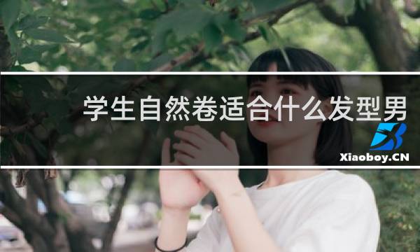 学生自然卷适合什么发型男