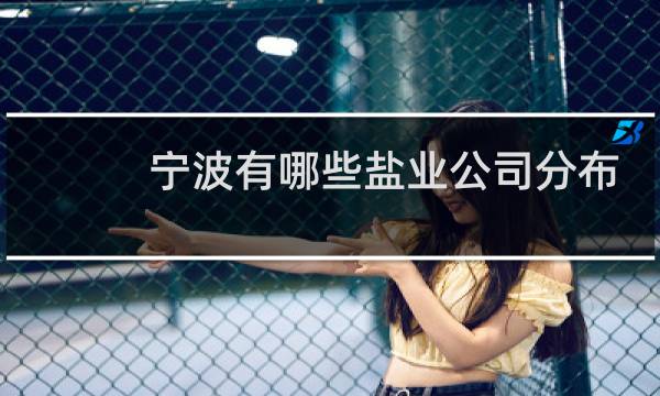宁波有哪些盐业公司分布