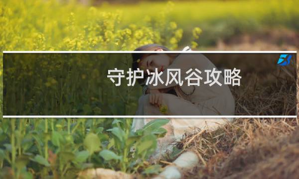 守护冰风谷攻略