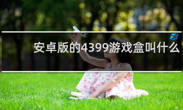 安卓版的4399游戏盒叫什么