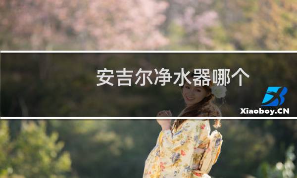 安吉尔净水器哪个