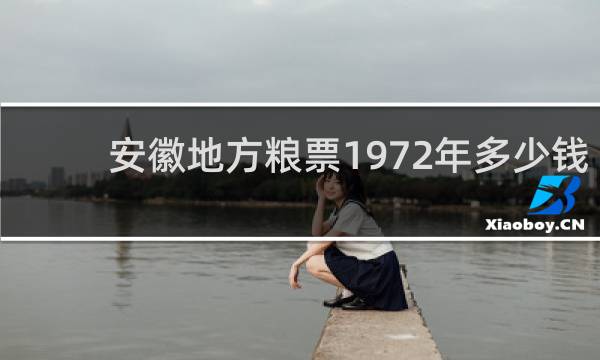 安徽地方粮票1972年多少钱