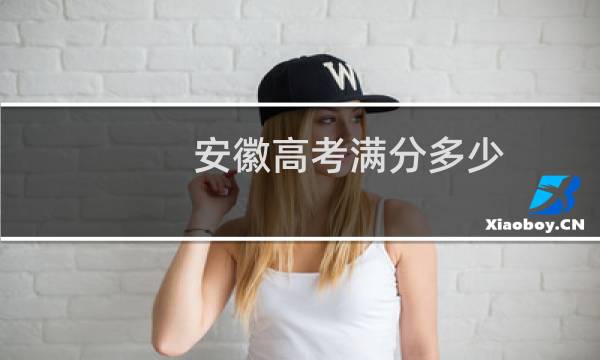 安徽高考满分多少