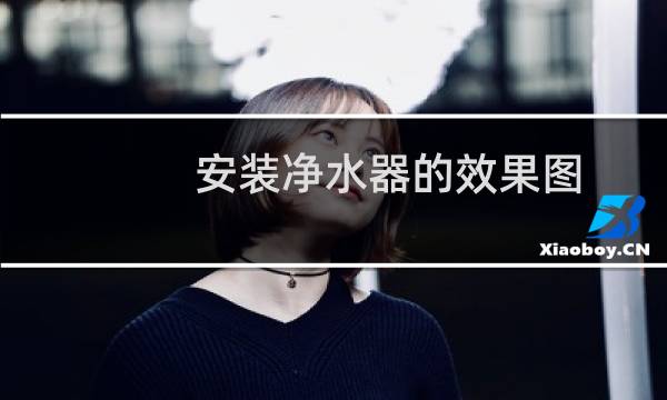安装净水器的效果图