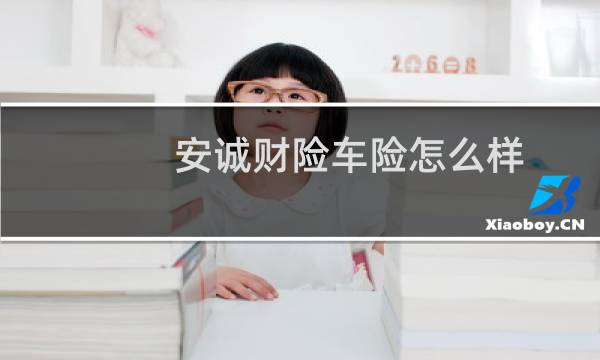 安诚财险车险怎么样