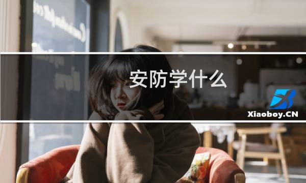 安防学什么