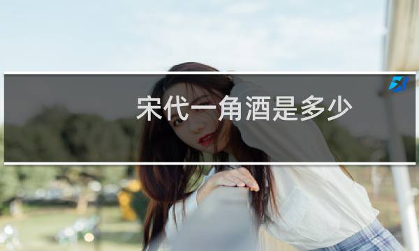 宋代一角酒是多少