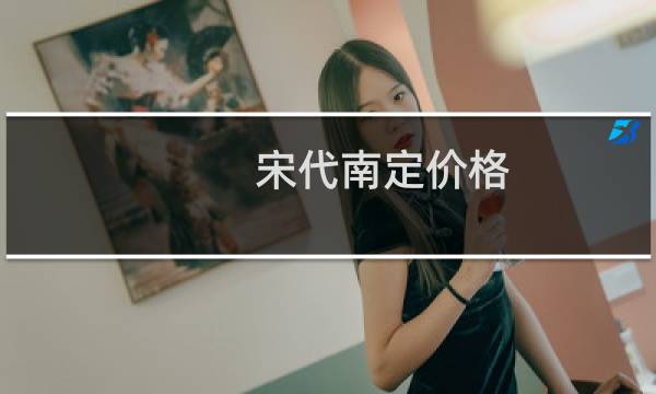 宋代南定价格
