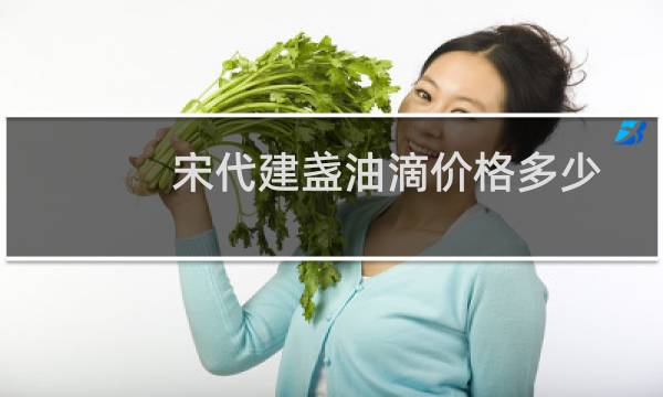 宋代建盏油滴价格多少