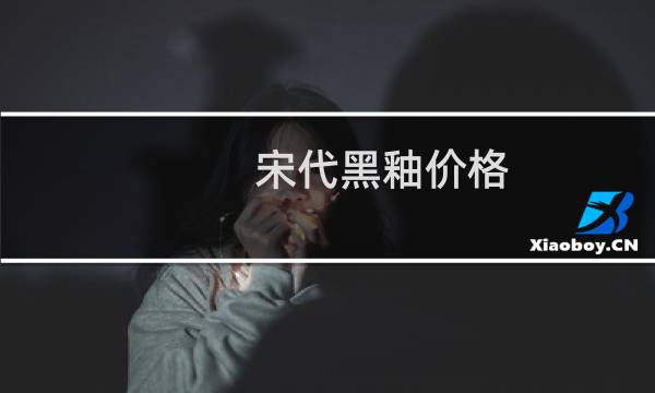 宋代黑釉价格