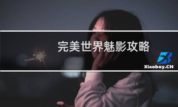 完美世界魅影攻略