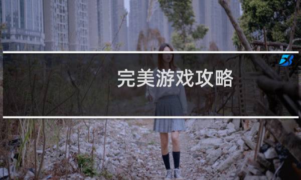 完美游戏攻略