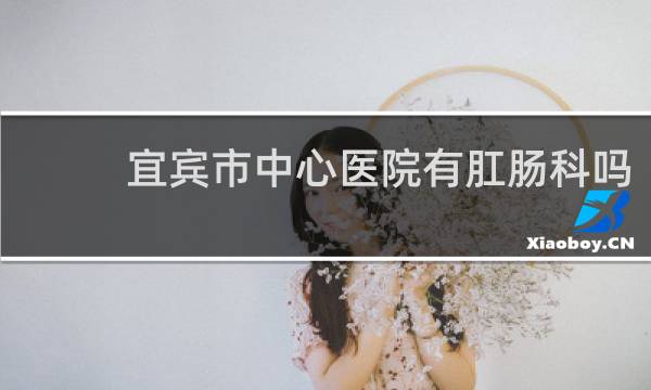 宜宾市中心医院有肛肠科吗