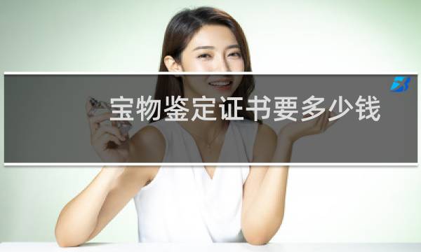 宝物鉴定证书要多少钱