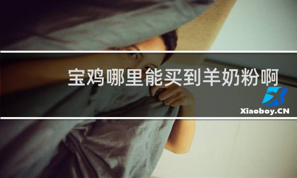 宝鸡哪里能买到羊奶粉啊