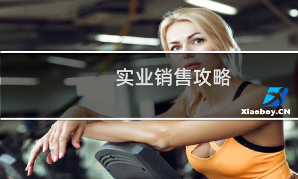 实业销售攻略
