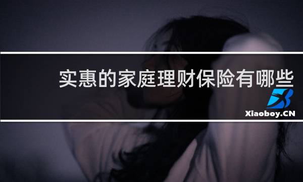 实惠的家庭理财保险有哪些