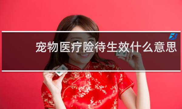 宠物医疗险待生效什么意思