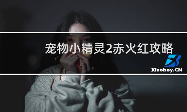 宠物小精灵2赤火红攻略