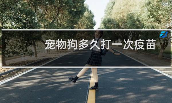 宠物狗多久打一次疫苗
