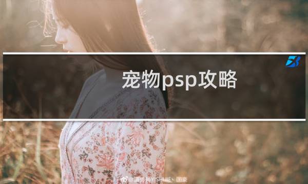 宠物psp攻略