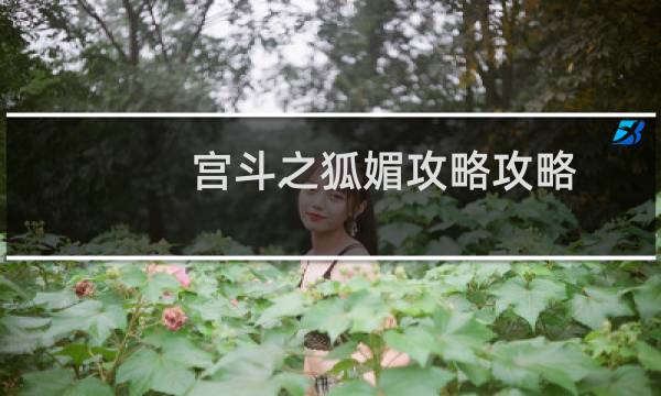 宫斗之狐媚攻略攻略