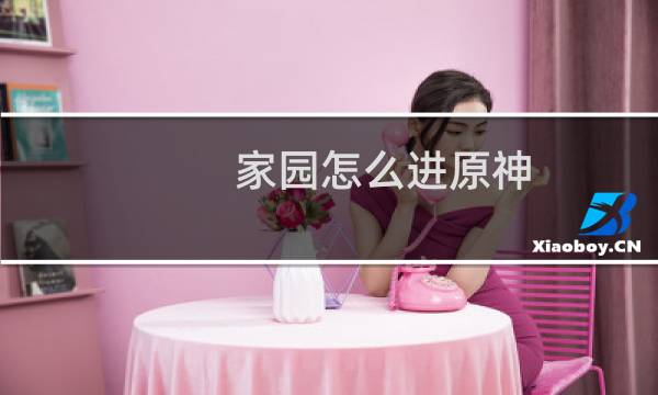 家园怎么进原神