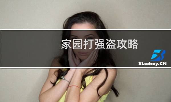 家园打强盗攻略
