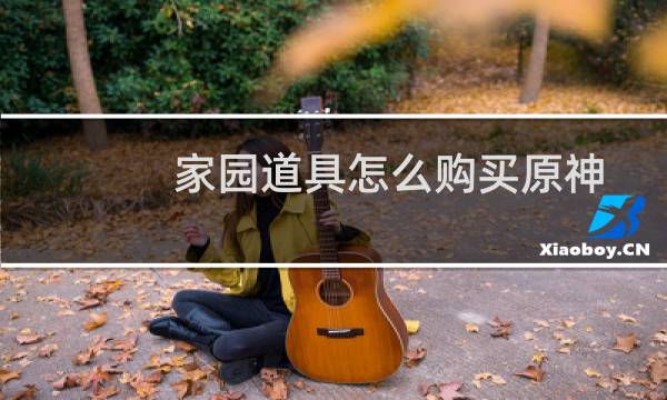 家园道具怎么购买原神