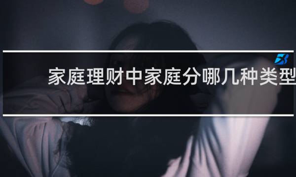 家庭理财中家庭分哪几种类型