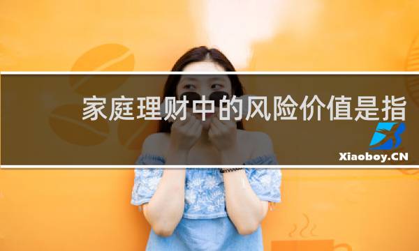家庭理财中的风险价值是指