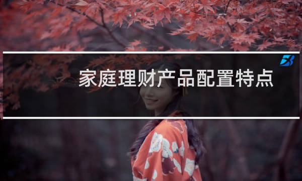 家庭理财产品配置特点