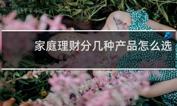 家庭理财分几种产品怎么选
