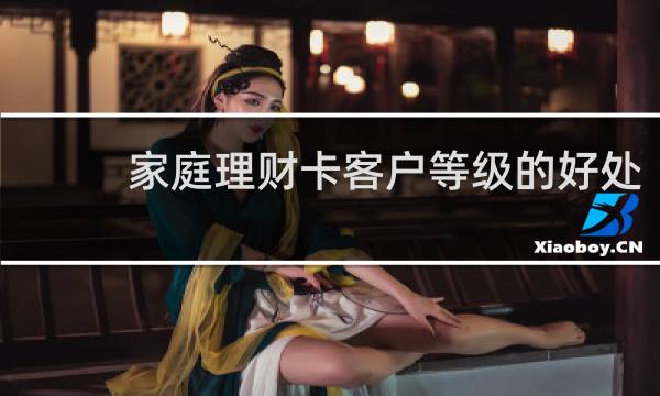 家庭理财卡客户等级的好处