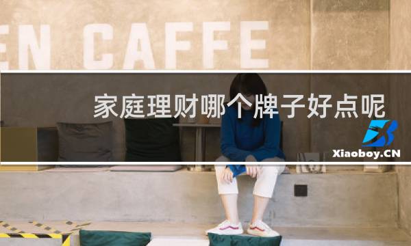 家庭理财哪个牌子好点呢