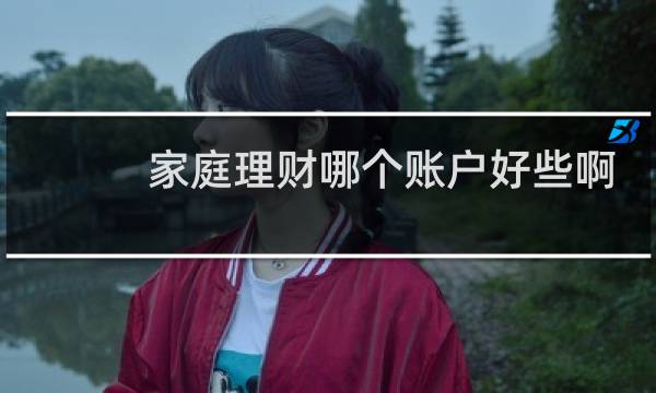 家庭理财哪个账户好些啊