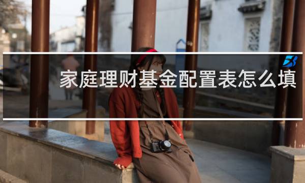 家庭理财基金配置表怎么填