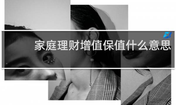家庭理财增值保值什么意思
