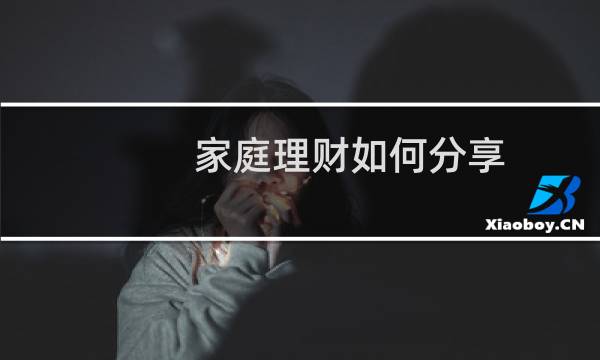 家庭理财如何分享